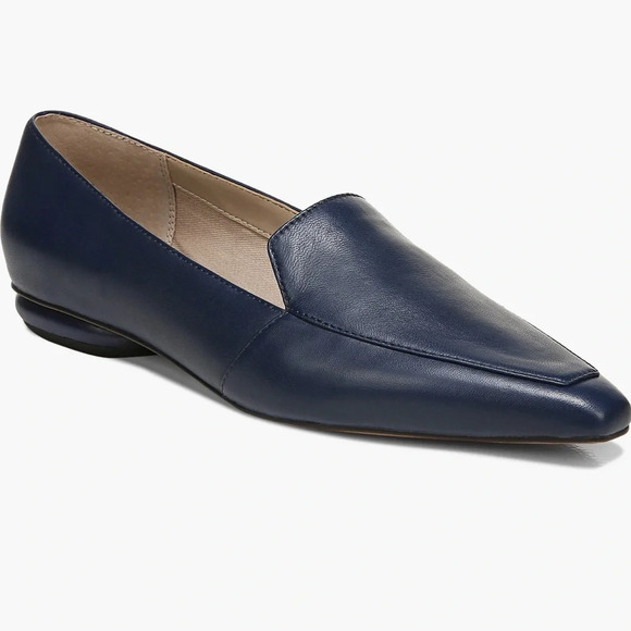 Franco Sarto Shoes - Franco Sarto Balica Navy Leather Loafer Size 6.5